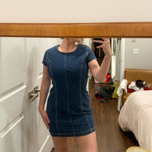 vintage denim Gap dress - Picture 2 of 5